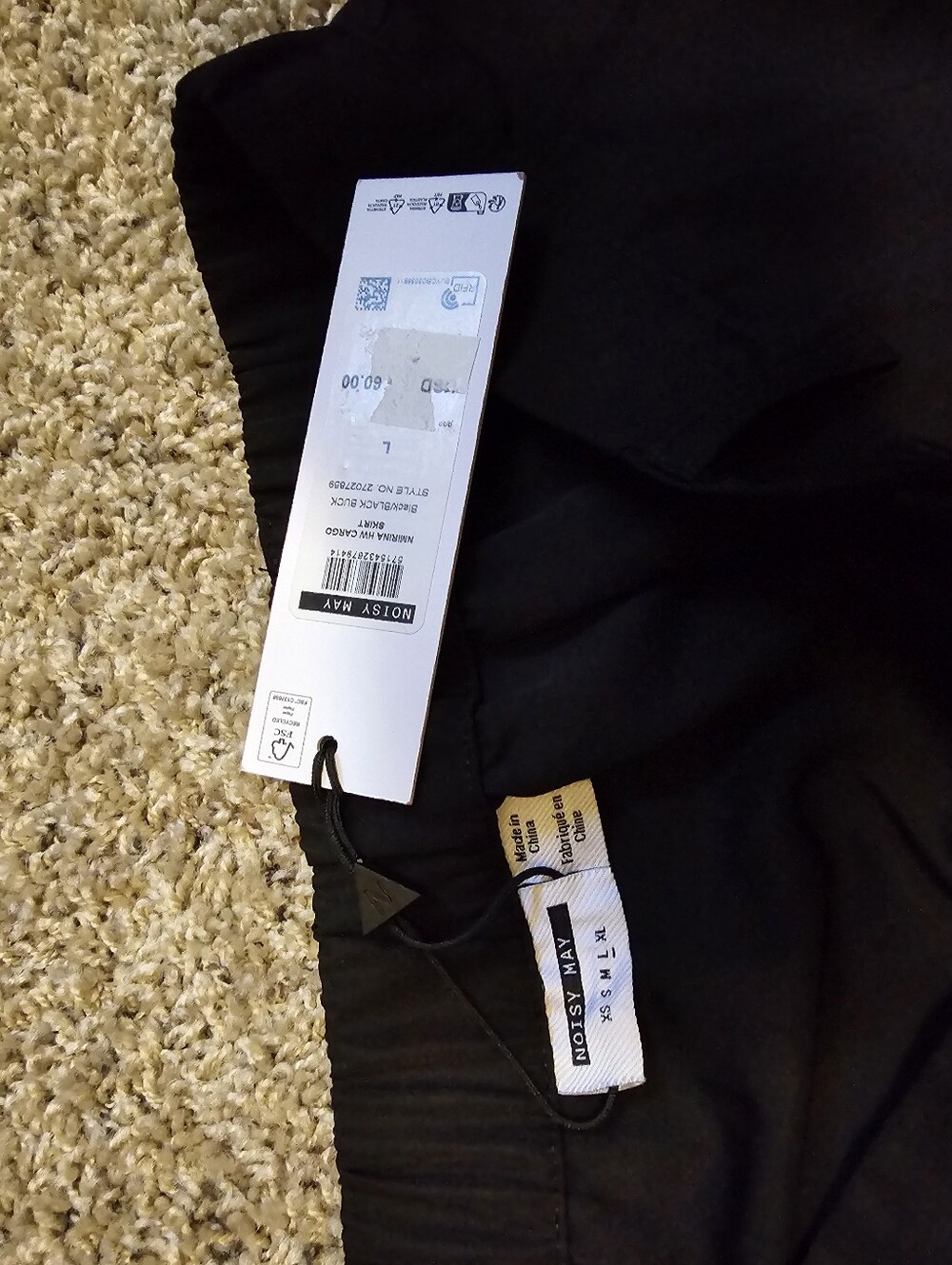 Noisy May Cargo Pocket Skirt Nwt Sz L - Picture 3 of 4